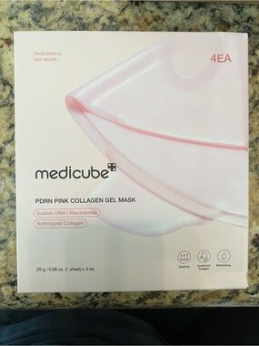 Medicube PDRN Pink Collagen Gel Mask - 4 Pack